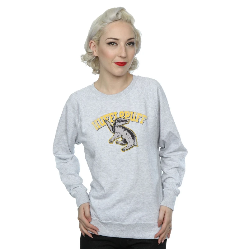 Image of Harry Potter Hufflepuff Sweatshirt Grey