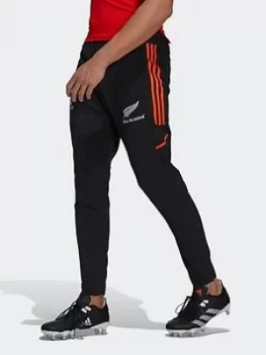Image of adidas All Blacks Primeblue Rugby Presentation Tracksuit Bottoms, Black, Size 2XL, Men