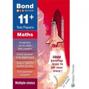 Image of Bond 11+ Test Papers Maths Multiple-Choice Pack 1 by Andrew Baines Paperback