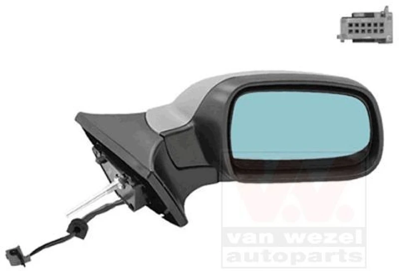 Image of VAN WEZEL Wing mirror VAN WEZEL 4060808