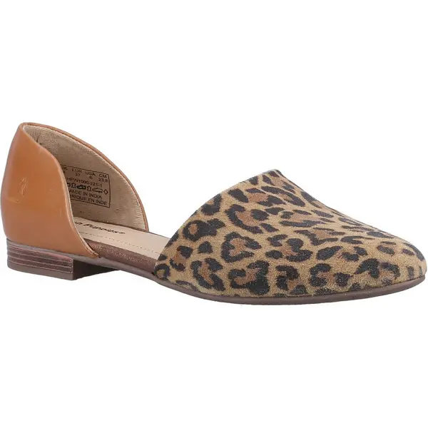 Image of Hush Puppies Womens Makeda D'Orsay Flat Leather Shoes UK Size 7 (EU 40 - 41)