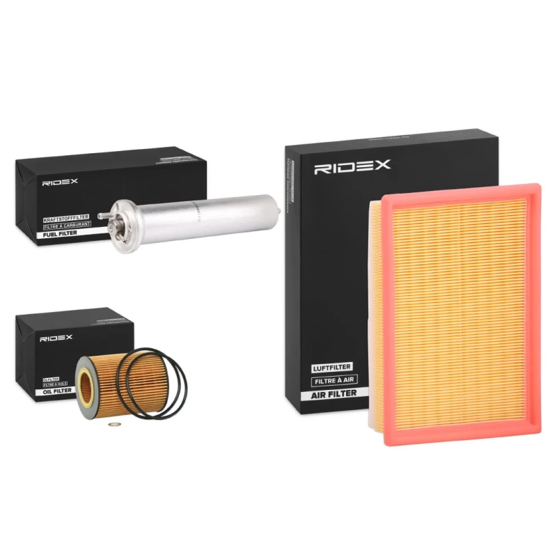 Image of RIDEX 4055F22781 Filter Set with gaskets/seals, with pre-filter Filter Set (4055)