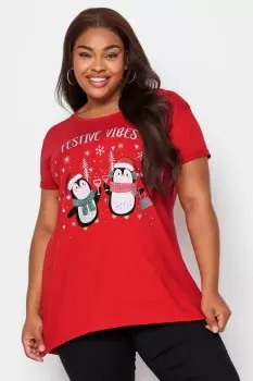 Image of Slogan Christmas T-Shirt