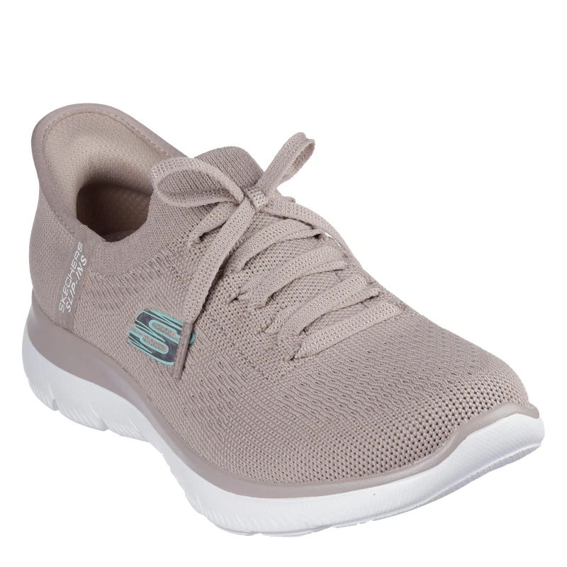 Image of Skechers Slip-Ins: Summits - Diamond Dream Slip On Runners 4 (37) Beige 27299704240
