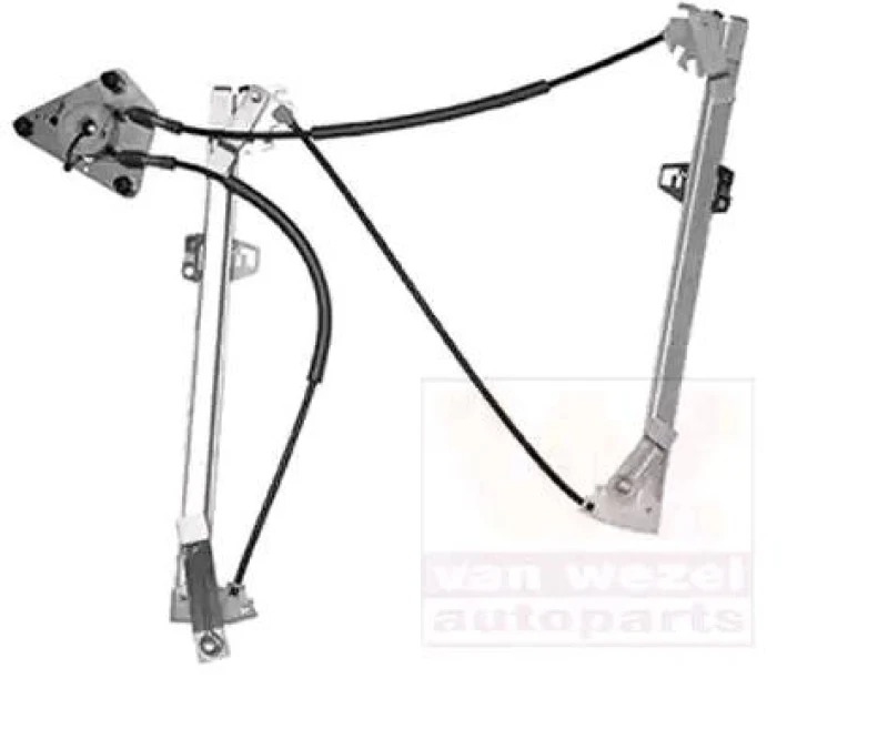 Image of VAN WEZEL 0301264 Window regulator Right Front, Operating Mode: Electric, without electric motor Window Winder (1561)