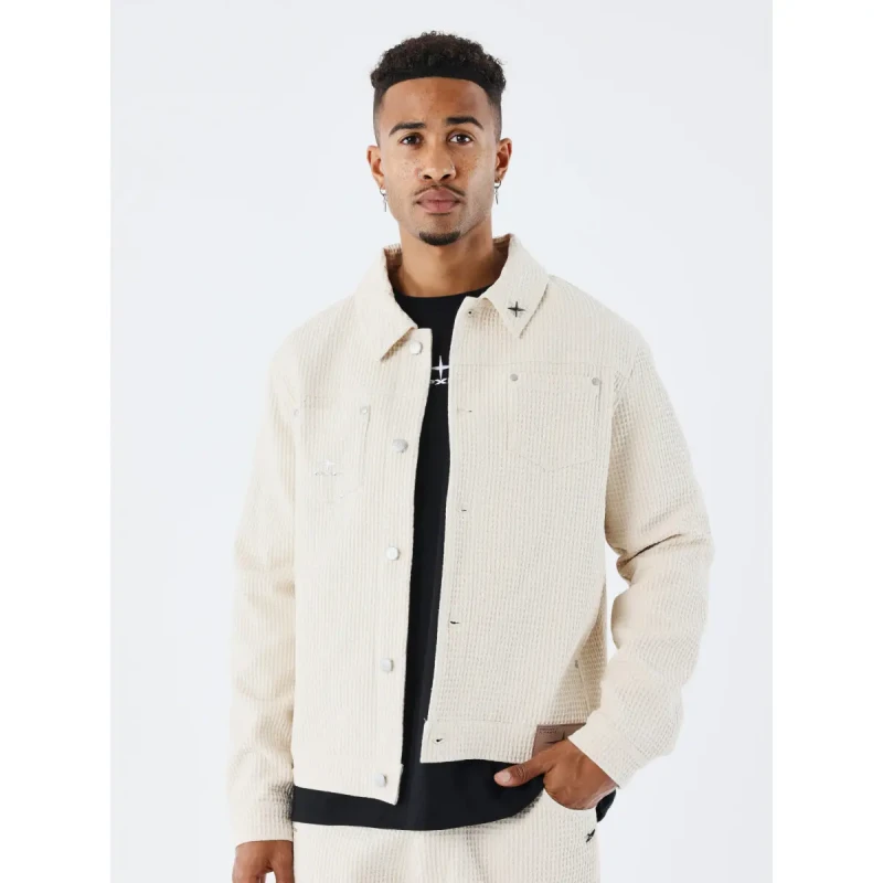 Image of Project X Paris Overshirt Project X Paris Honeycomb Blanc Male S