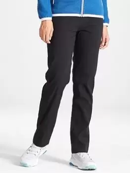 Image of Craghoppers Kiwi Pro Ii Trousers Long Length - Black, Size 14, Women