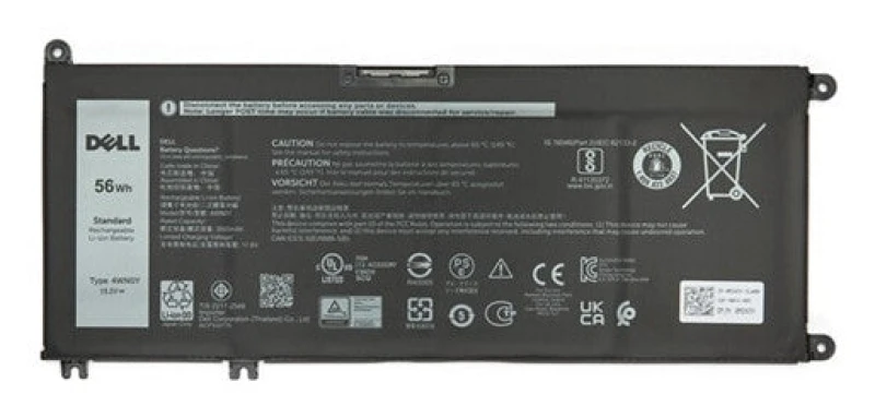 Image of DELL Battery 4 Cell 56Whr for Latitude 3310 - OEM: M245Y