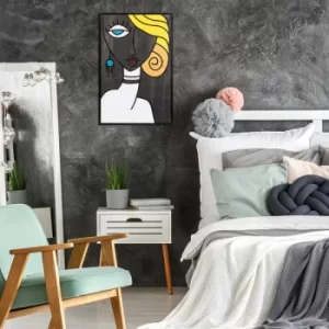 Image of Fulya Multicolor Decorative Wooden Wall Accessory