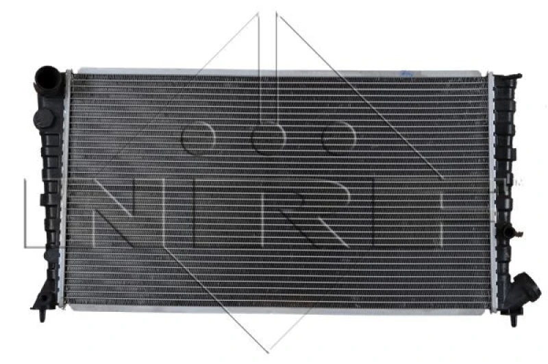 Image of NRF 519510 Engine radiator Brazed cooling fins, Aluminium, with mounting parts Aluminium Radiator,engine cooling (470)