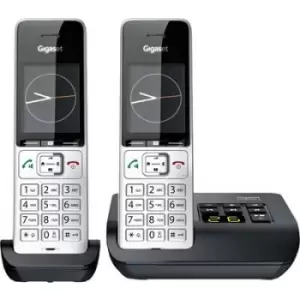 Image of Gigaset COMFORT 500A duo DECT, GAP Cordless analogue Baby monitor, Hands-free, Hearing aid compatibility, Headset connection, incl. handset, base, Red