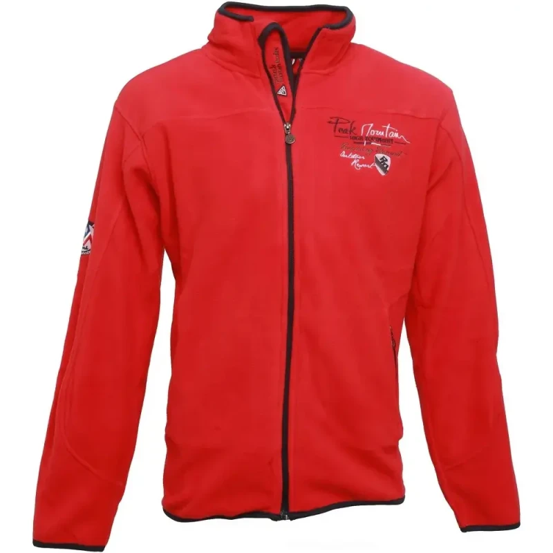 Image of Fleece jacket Peak Mountain Conac Rouge Male 2XL