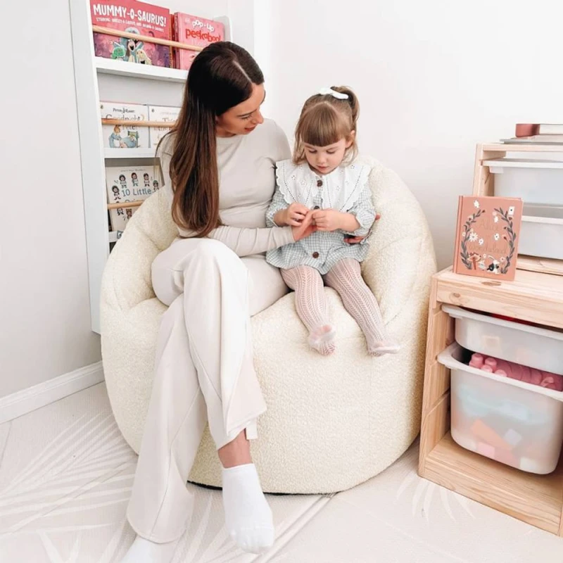 Image of rucomfy Beanbags rucomfy Snug Cinema Chair - Oat, Cream 090-CINCHR-OAT