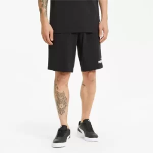 image of PUMA Essentials Jersey Mens Shorts, Black, size 2X Large, Clothing