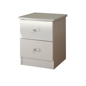 Image of Zodian 2-Drawer Chest - Grey