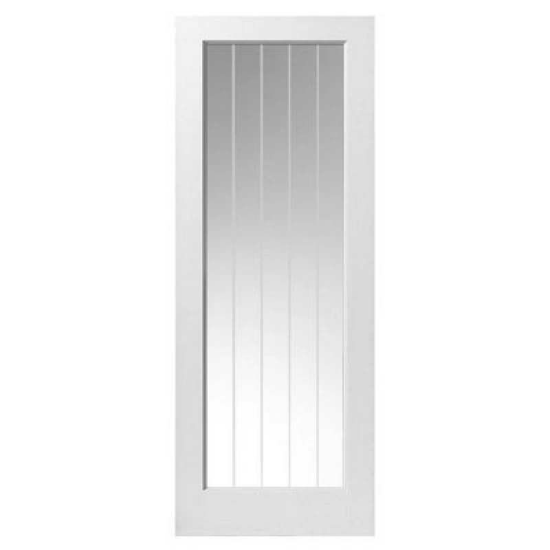 Image of JB Kind Doors Cottage 1 Light White Glazed Internal Door