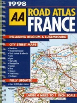 Image of Aa Road Atlas France by Automobile Association Book