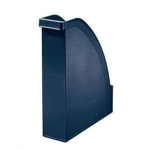 Image of Leitz Dark Blue recycle Magazine File Pack of 6x 24770069