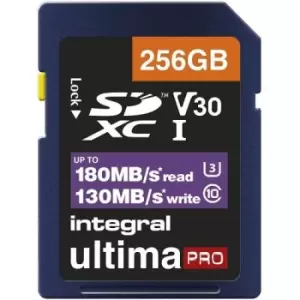 Image of Integral Professional SDXC 256GB 180MB/s V30 UHS-I Memory Card