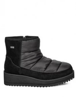 image of UGG Ridge Mini Ankle Boots - Black, Size 4, Women