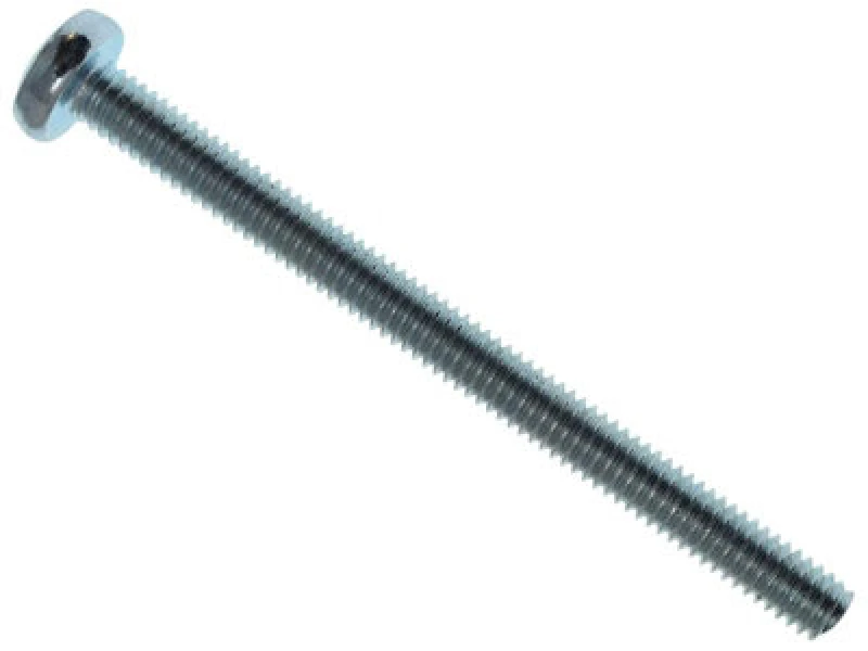 Image of Metalmate Memmspan0450 Machine Screw Pozi Compatible Pan Head Zp M4 X 50mm Box 25 Memmspan0450