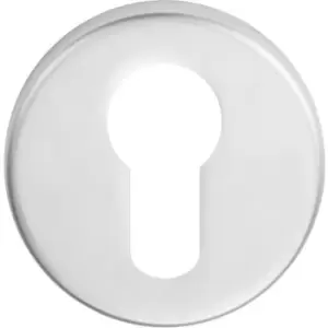 image of Eurospec Euro Profile Escutcheon Satin Stainless Steel in Silver