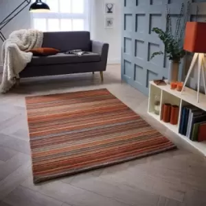 Image of Oriental Weavers Carter Rust Rug - 160x230, Wool - Orange