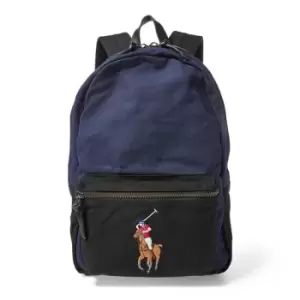 Image of Polo Ralph Lauren Canvas Backpack - Blue