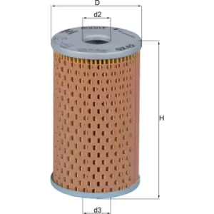 Image of x1 Mahle Oil Filter OX42 71307065 OE 11420661132 11420661135 Made in AT