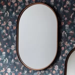 Image of Harlan Elipse Mirror 60 x 91cm Bronze