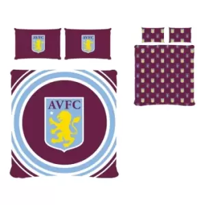 image of Aston Villa FC Pulse Double Reversible Duvet