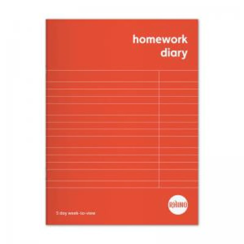 Image of Rhino 8 x 6" Homework Diary 84 Page 5-Day Week (Pack 100) -...