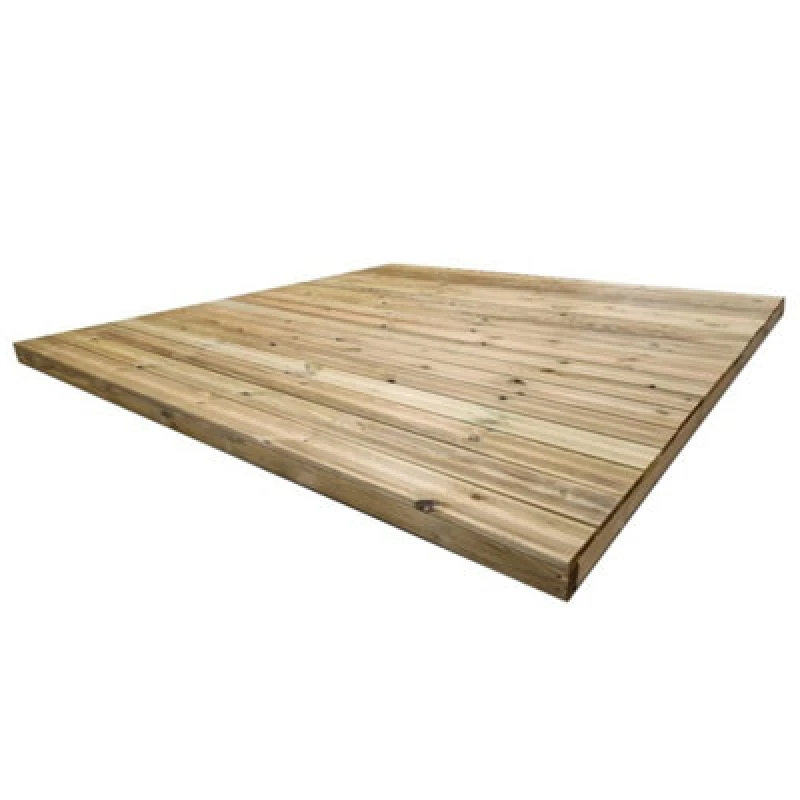 Image of Snowdon Timber Factory Reject Treated Value Decking Kit (H) 84mm (W) 2.4M (L) 2.4M