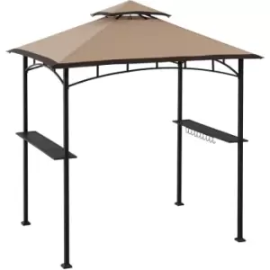 Image of Fabric Grill Gaezebo LINAS in Beige - 244cm x 152cm