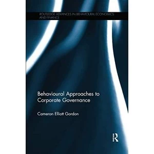 Image of Behavioural Approaches to Corporate Governance Paperback / softback 2018