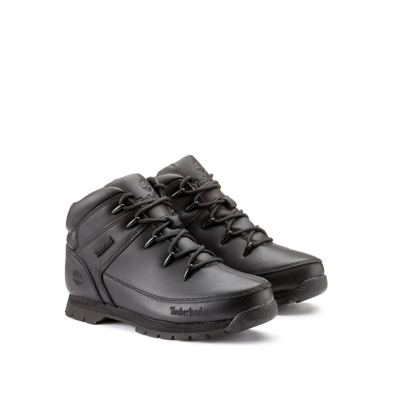 Image of Timberland Black euro sprint Youth boots Black UK 4 (EU 37)