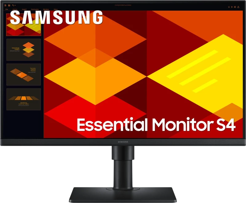 Image of Samsung LS24D400GAUXXU Full HD 24" IPS LCD Monitor - Black 8806095821955