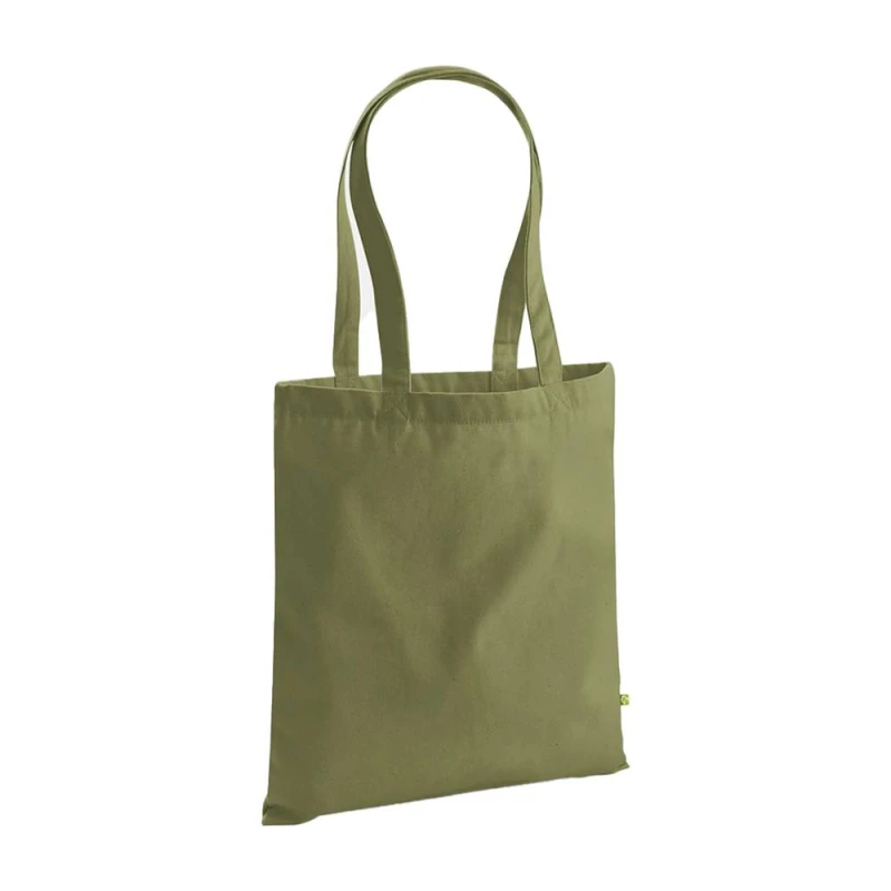 Image of Westford Mill Womens EarthAware Bag For Life Tote Bag in Green Green Female One Size