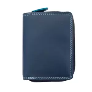 image of PRIMEHIDE London Collection Bifold Purse 6 X Card Slot - Blue