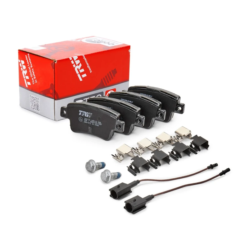 Image of TRW GDB1872 Brake pad set incl. wear warning contact, with accessories, with brake caliper screws Brake Pad Set,disc brake (402)