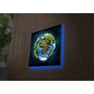 Image of 2828DACT-33 Multicolor Decorative LED Lighted Canvas Painting