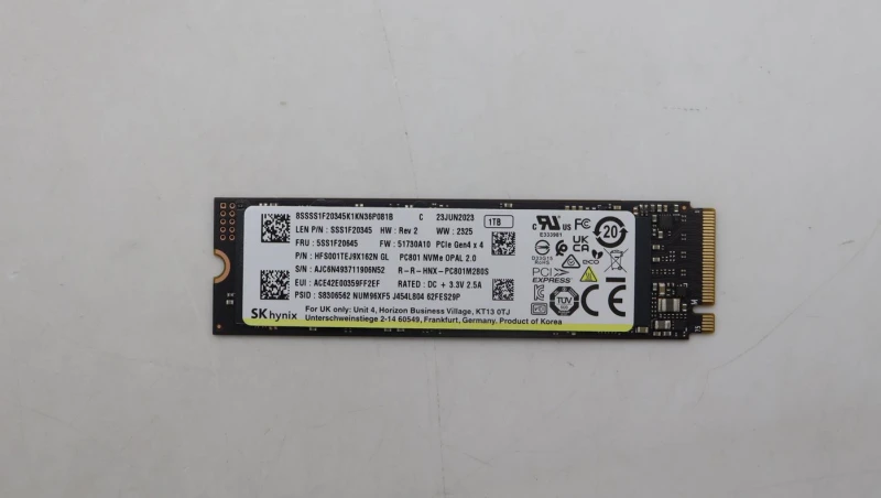 Image of Lenovo 1 M.2 2280 PCIe 4.0 NVMe SSD