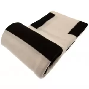 Image of Juventus FC Fleece Blanket (200cm x 150cm) (White/Black)
