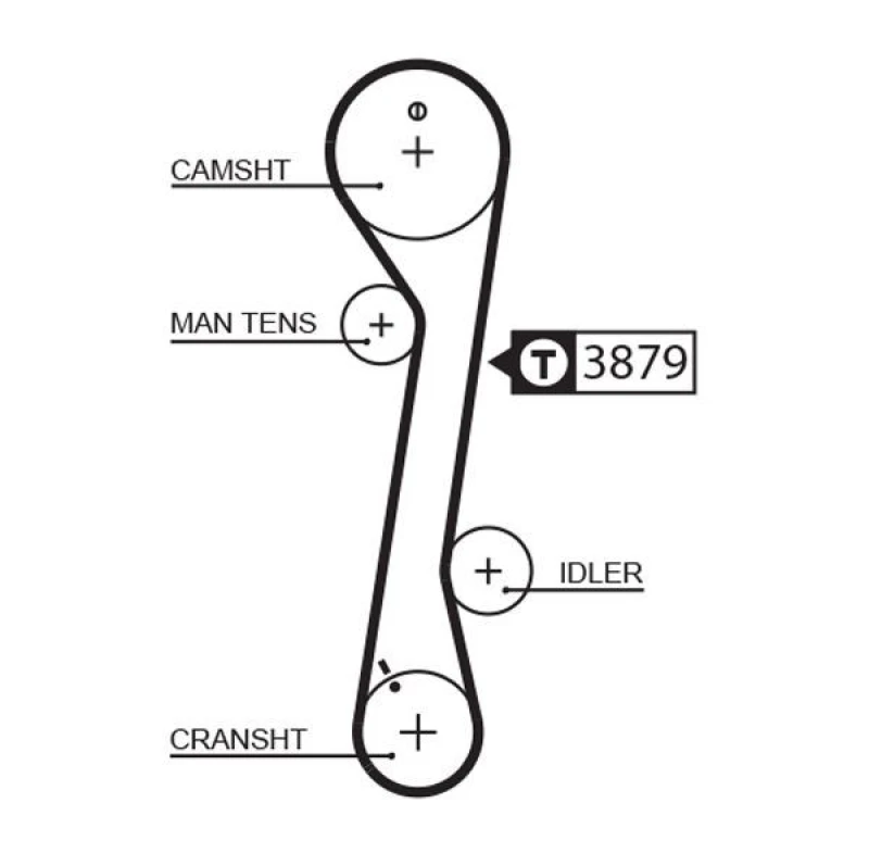 Image of GATES Timing Belt GATES 5457XS