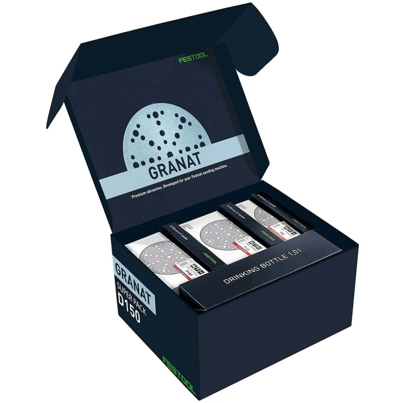 Image of Festool Assorted Granrat Abrasives Mega Pack D150/48 GR-SP P