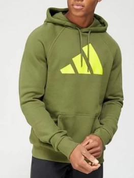 Image of adidas FI Hoodie - Khaki, Size L, Men