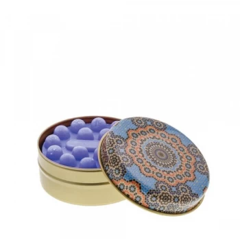 image of Orange and Blue Mosaic with Lavender Soap