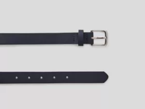 Image of Benetton, Solid Colored Classic Belt, taglia XS, Blue, Kids