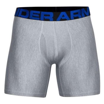 Image of Under Armour 2 Pack 6" Tech Boxers Mens - Grey