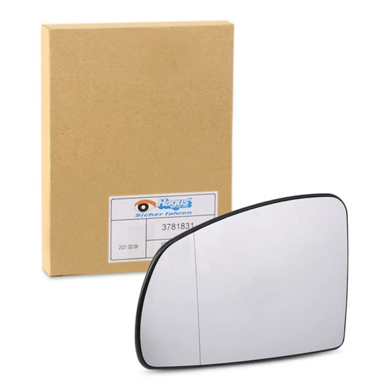 Image of VAN WEZEL Wing mirror glass VAN WEZEL 3781831